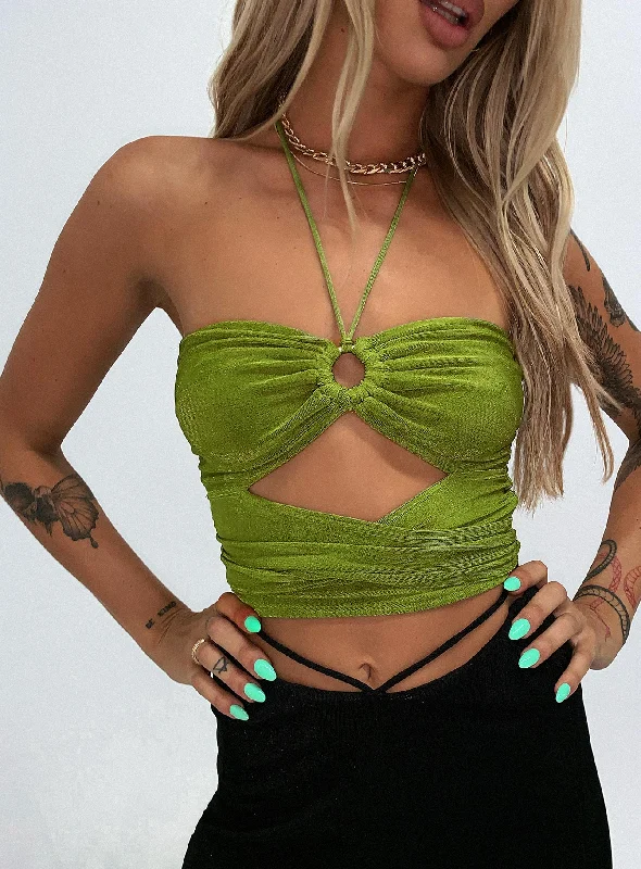 Loriella Ring Detail Crop Top