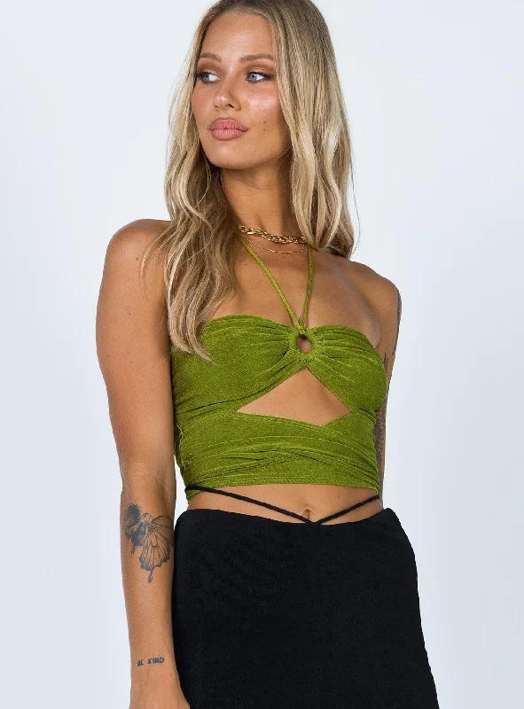 Loriella Ring Detail Crop Top