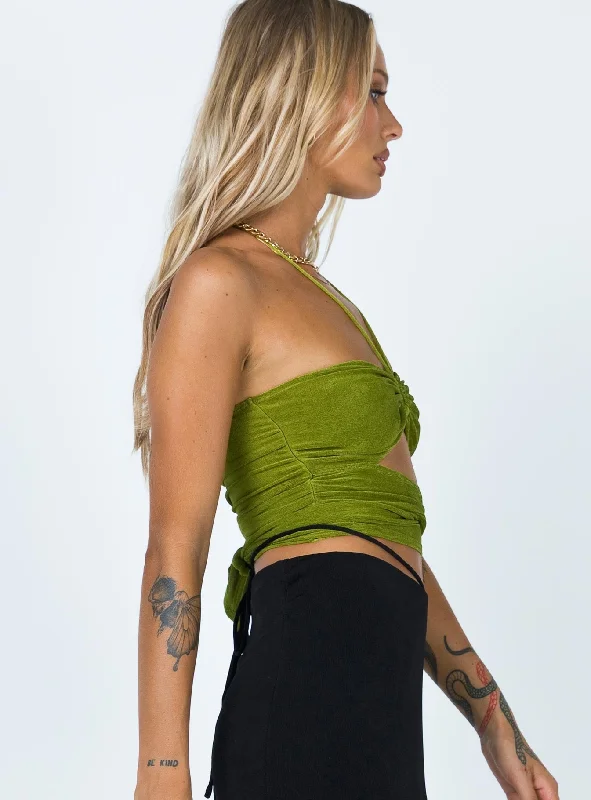 Loriella Ring Detail Crop Top