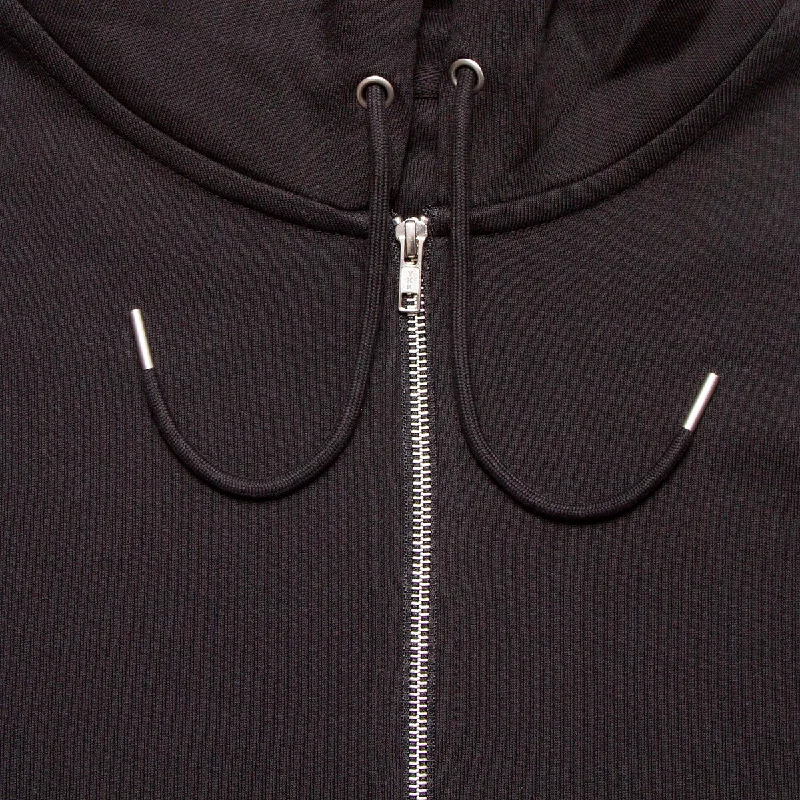 Peoples Techno Crest - Zipped Hood - Black